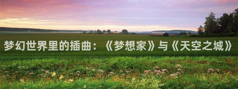 age动漫网站入口：梦幻世界里的插曲：《梦想家》与《天空之城》